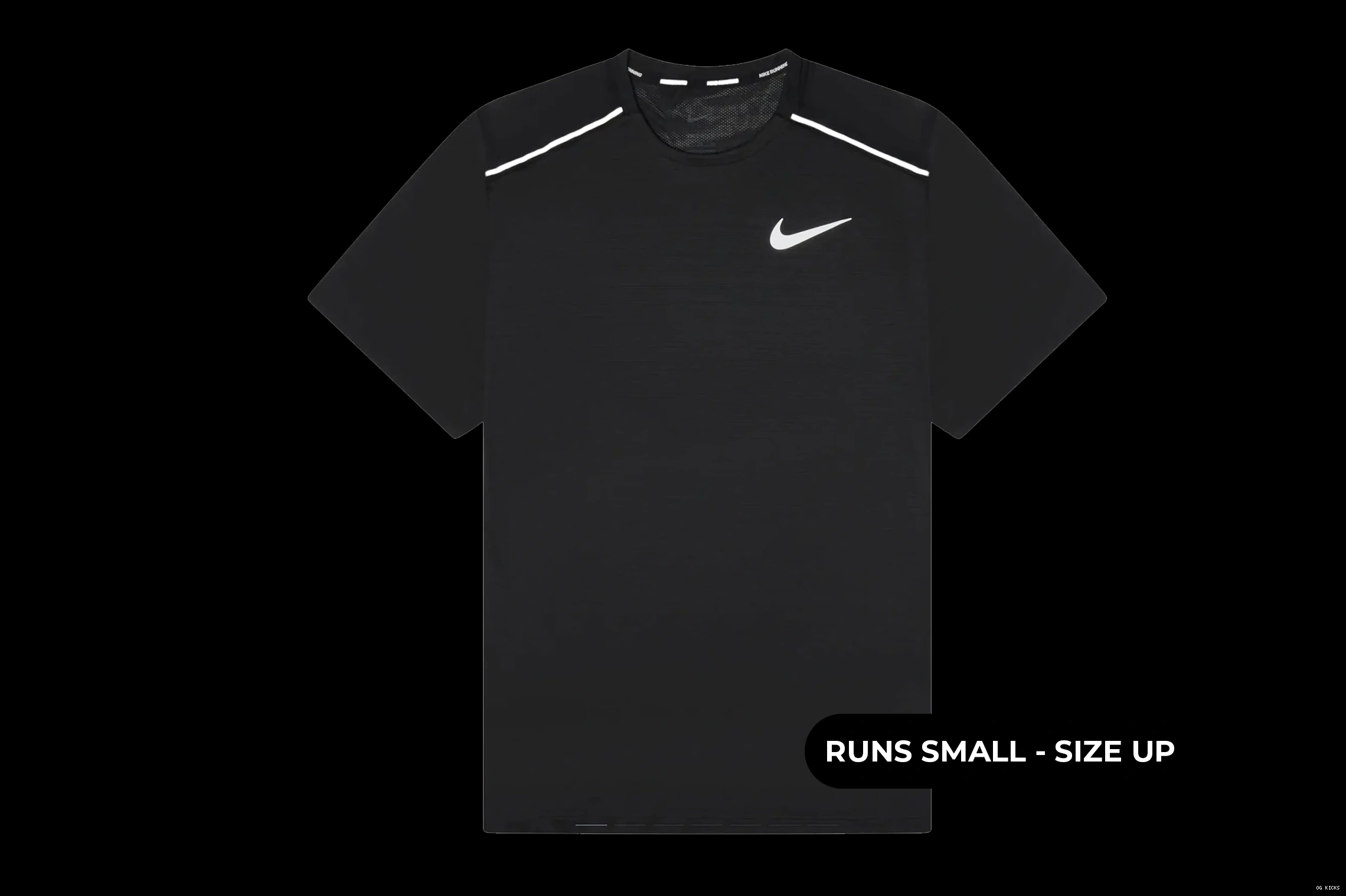 T 1.0 Shirt Miler Black Dri-Fit Nike 0813